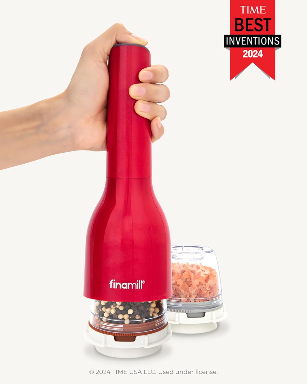 BATTERY SPICE GRINDER WITH 2 PROPLUS - (STONE)